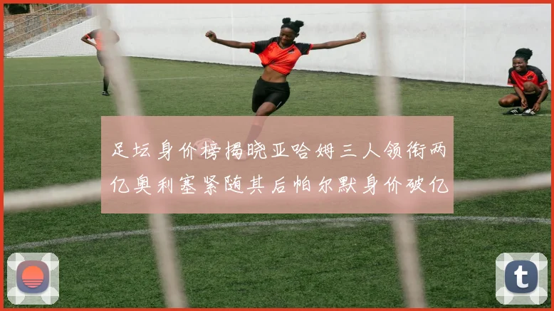 足坛身价榜揭晓亚哈姆三人领衔两亿奥利塞紧随其后帕尔默身价破亿